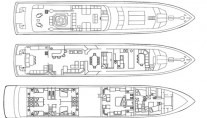 Motor yacht ADO (ex DOA, Java) -  Layout